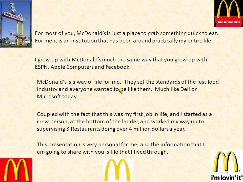 History of McDonalds