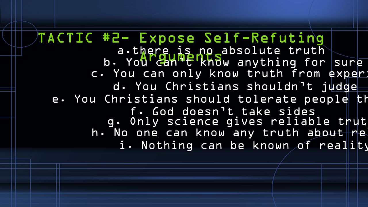 Absolute Truth in Christianity Absolute Truth in Christianity