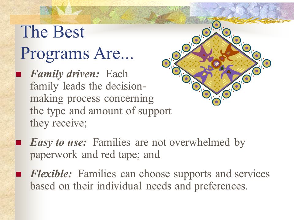 The Best Programs Are...