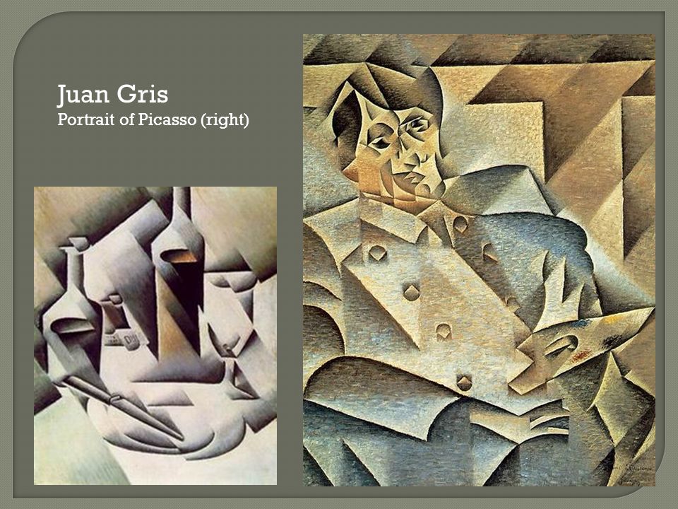 Juan Gris Portrait of Picasso (right)