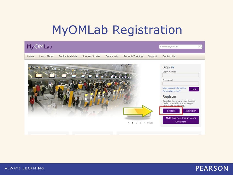 MyOMLab Registration