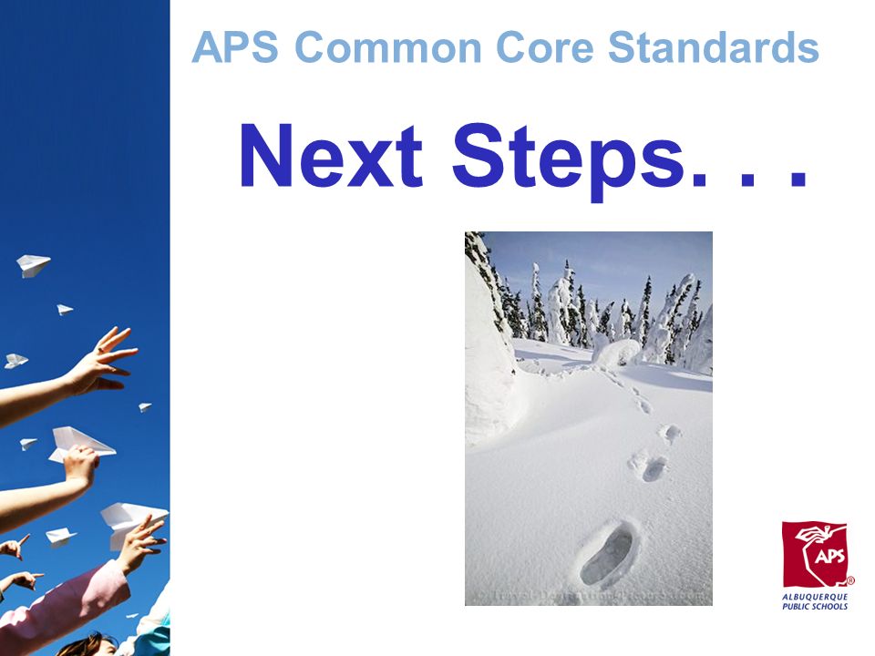 APS Common Core Standards Next Steps...