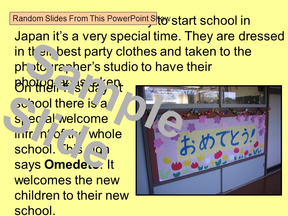 When children are ready to start school in Japan it’s a very special time.