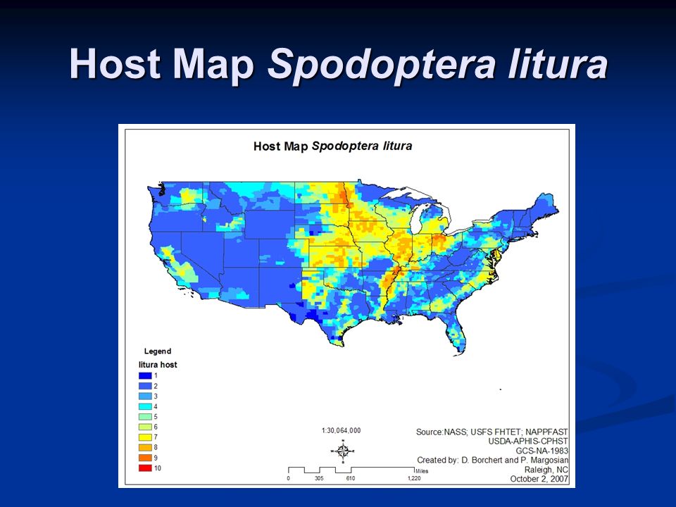 Host Map Spodoptera litura