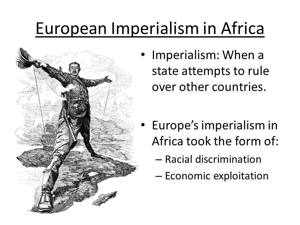 Exploitation Of Africa By Europe