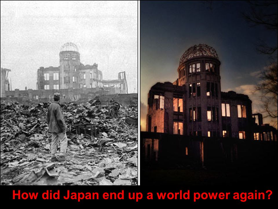 How did How did Japan end up a world power again