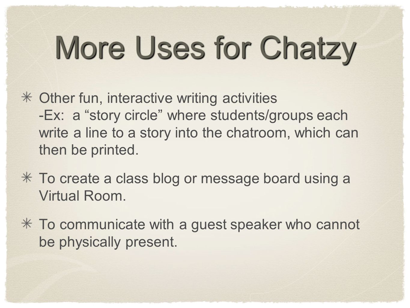 What is Chatzy? 