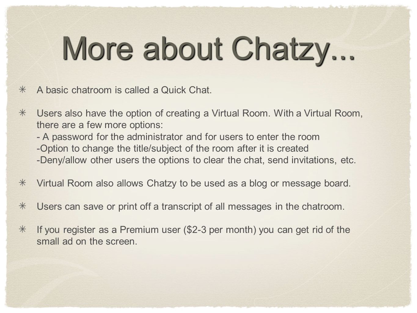 Rooms links chatzy Roleplay