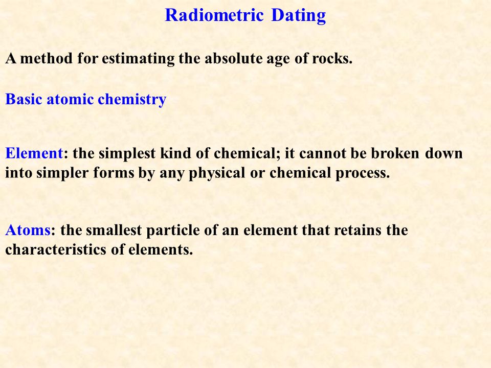 absolute non radiometric dating