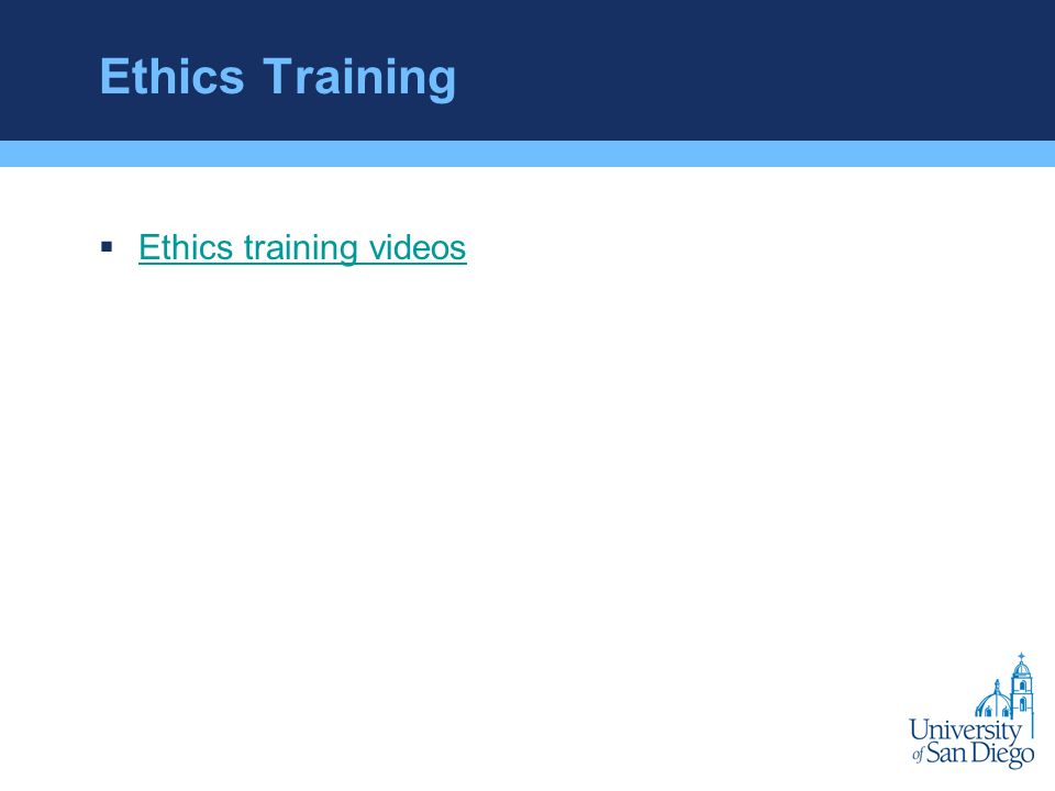 Ethics Training  Ethics training videos Ethics training videos