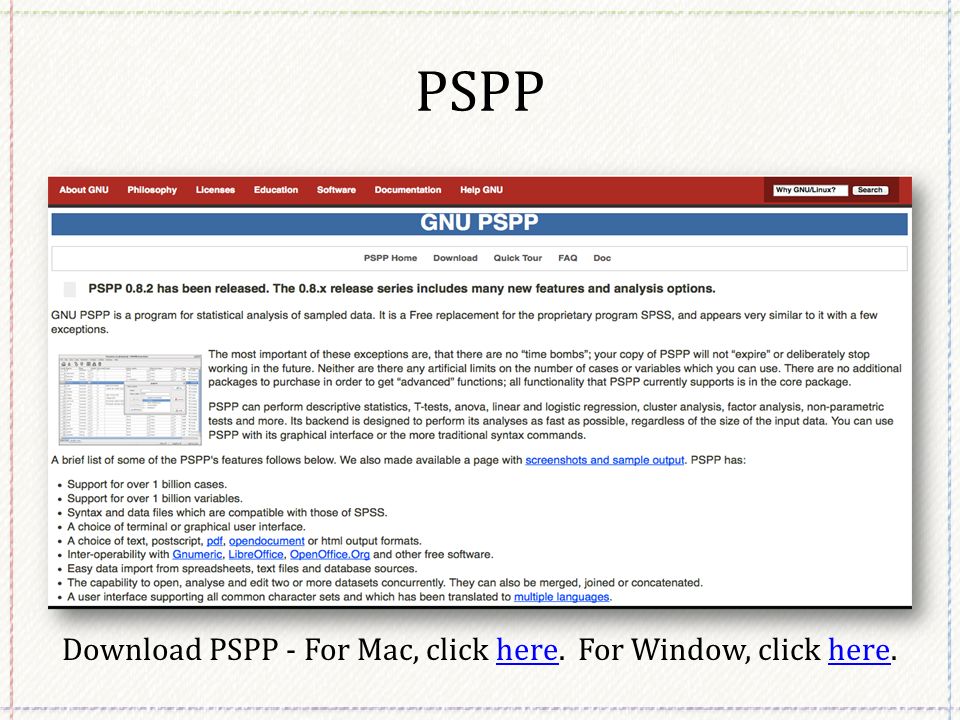 PSPP SCARICA