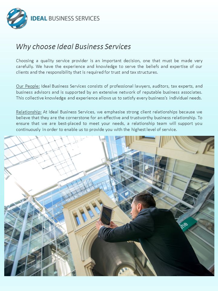 Choosing a quality service provider is an important decision, one that must be made very carefully.