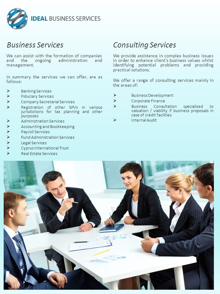 We can assist with the formation of companies and the ongoing administration and management.