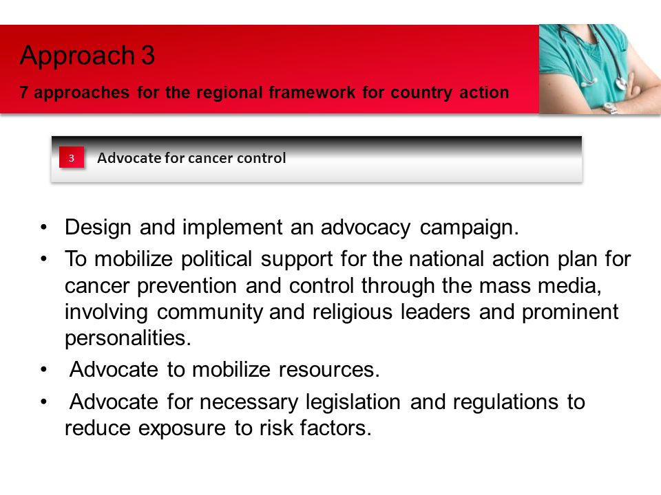 Design and implement an advocacy campaign.