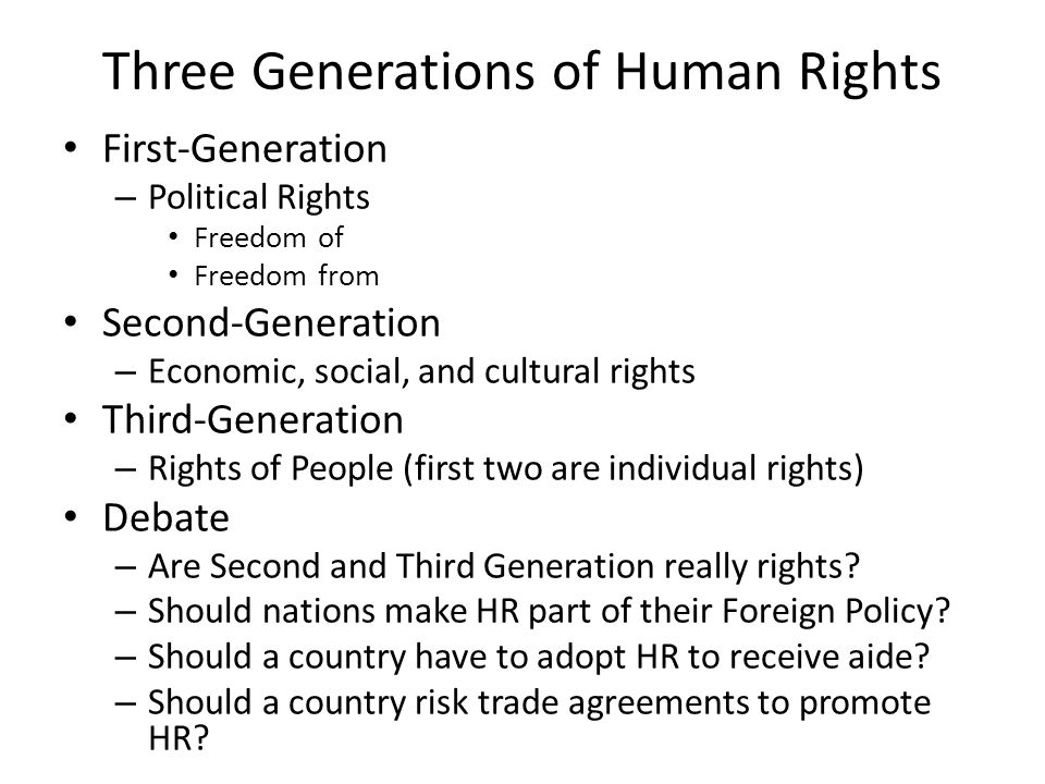 Human Rights. Globalization of Human Rights Universal Human Rights – All  individuals possess rights simply by virtue of being human, or sharing a  common. - ppt download