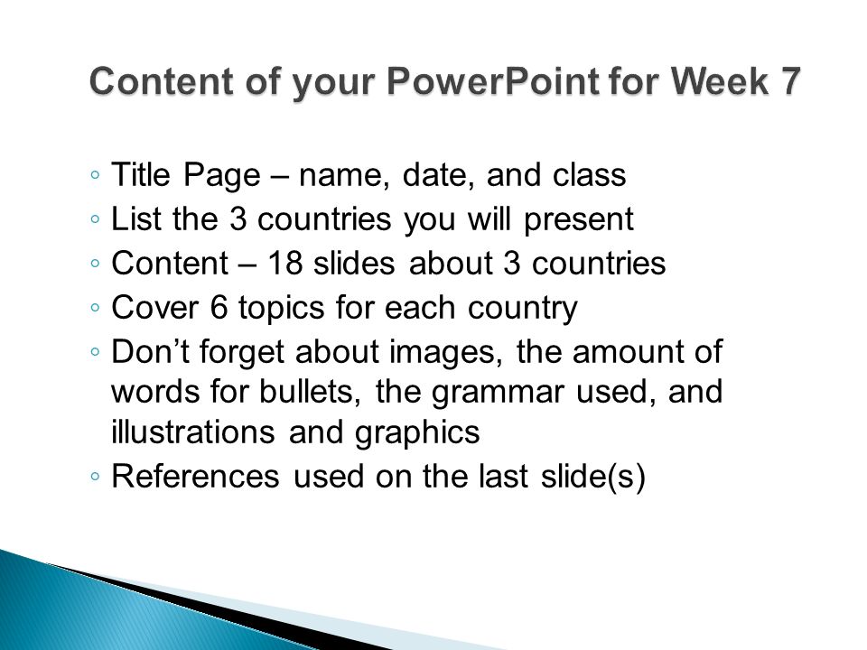 list of powerpoint topics