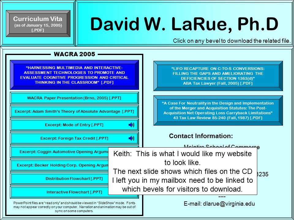 david-w-larue-ph-d-distribution-flowchart-ppt-interactive