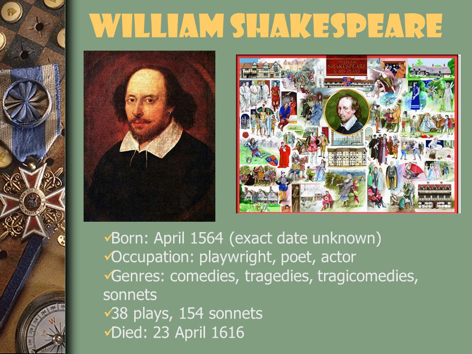 6. William Shakespeare. Shakespeare born. Известная личность на английском. Легендарная личность на английском.