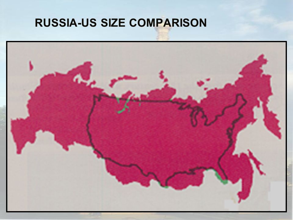 Globalization & Diversity: Rowntree, Lewis, Price, Wyckoff 3 RUSSIA-US SIZE COMPARISON