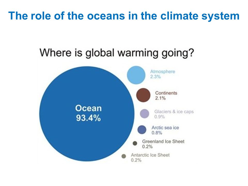 The role of the oceans in the climate system
