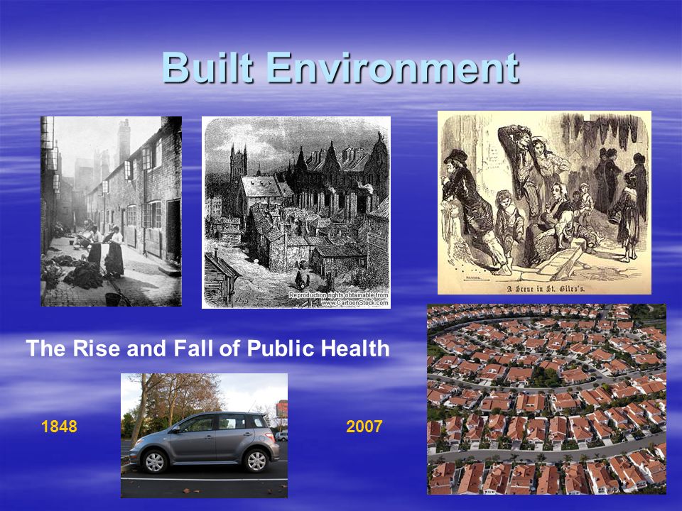 Built Environment The Rise and Fall of Public Health
