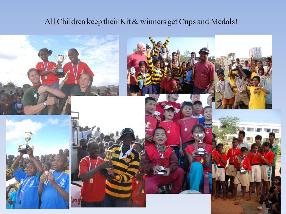 All Children keep their Kit & winners get Cups and Medals!