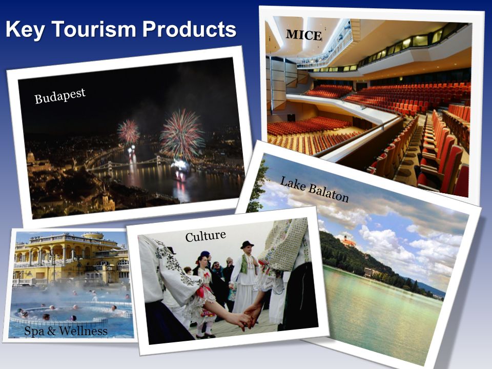 Key Tourism Products Budapest MICE Lake Balaton Culture Spa & Wellness