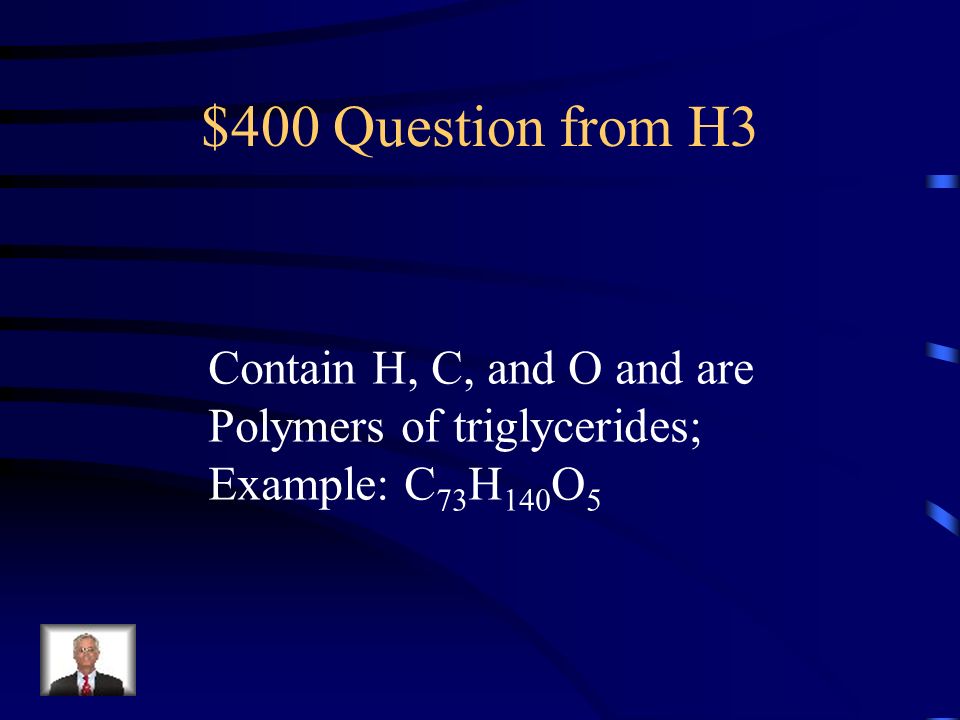 $300 Answer from H3 What is dehydration synthesis