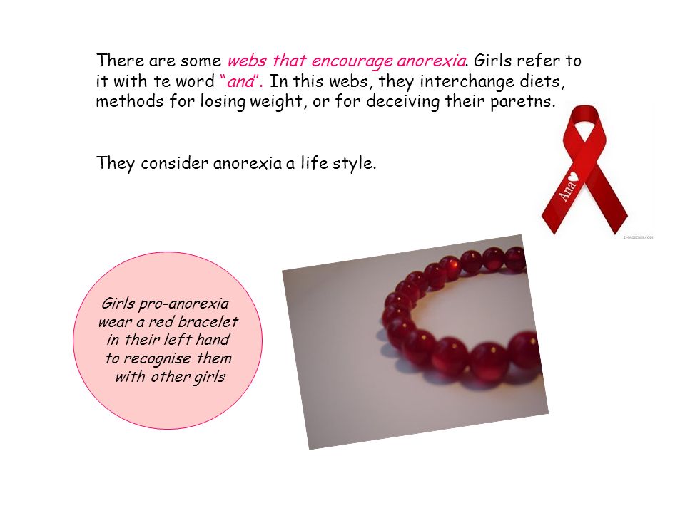 By : Lucia, Laura & Ana.. what is anorexia? The word anorexia means lack of  aliment There are different tipes of anorexia: -Anorexia (symptom), the  symptom. - ppt download