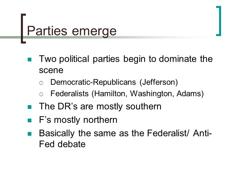 Federalists And Democratic Republicans Venn Diagram