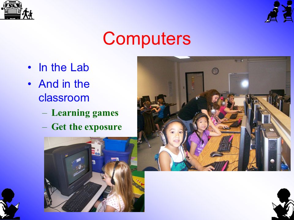 Computers In the Lab And in the classroom – Learning games – Get the exposure