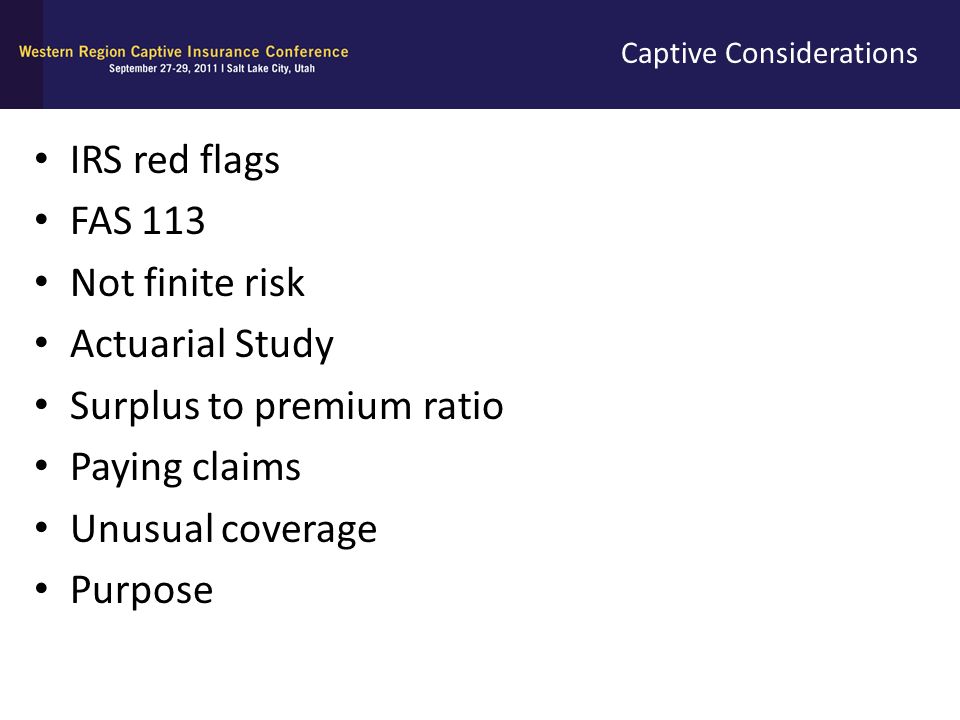 Captive Considerations What To Know What To Avoid Insert