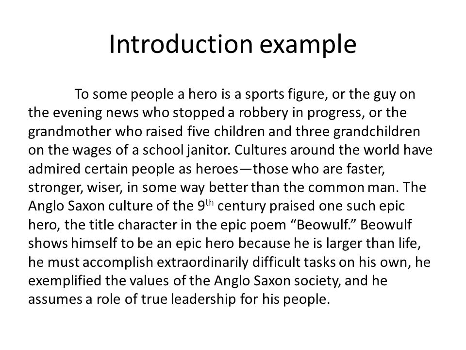 5 paragraph essay beowulf epic hero