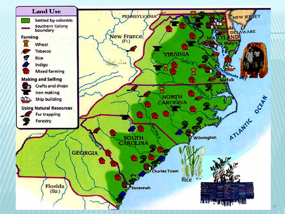 southern colonies resources