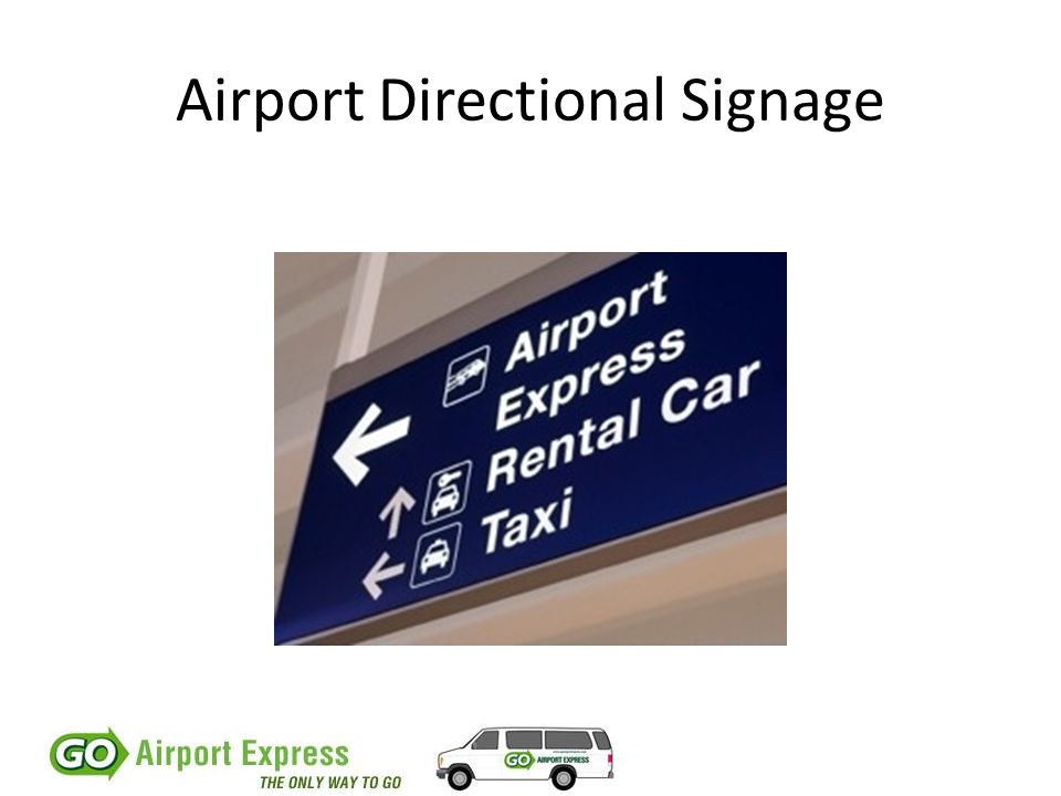 Airport Directional Signage