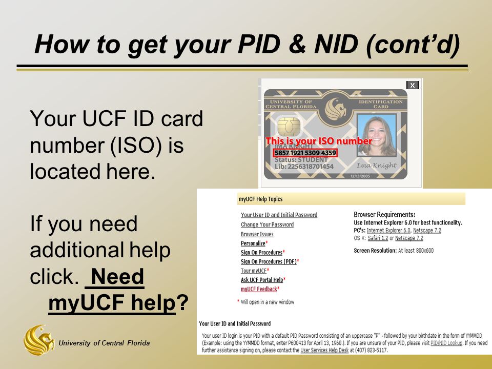 Ucf Id Card
