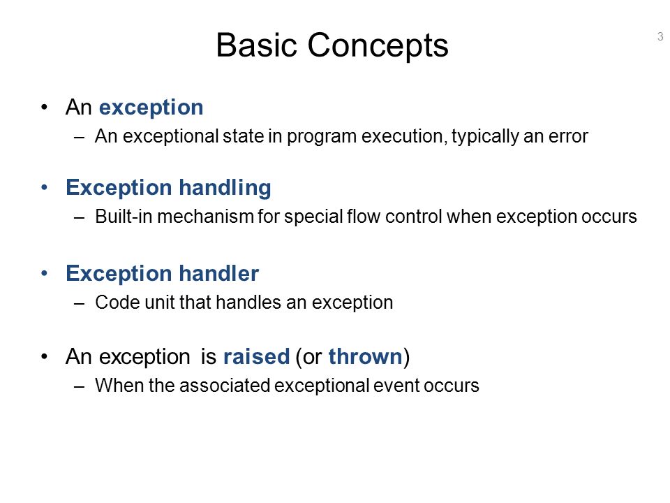 Error Handling and Exceptions - ppt download