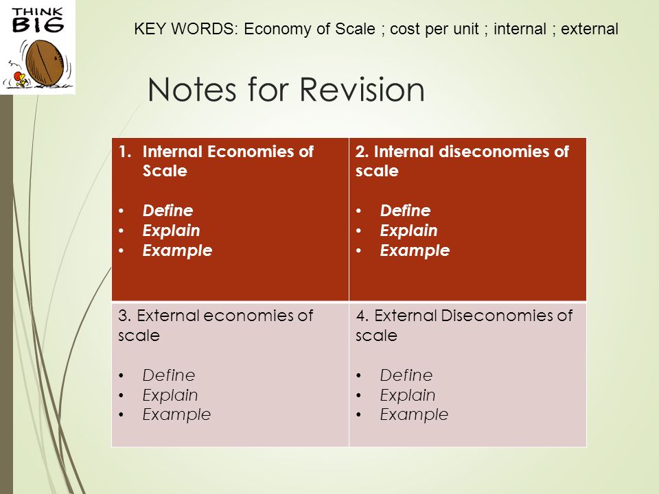 internal and external economies and diseconomies