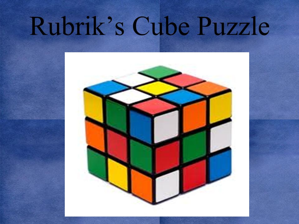 Rubrik’s Cube Puzzle