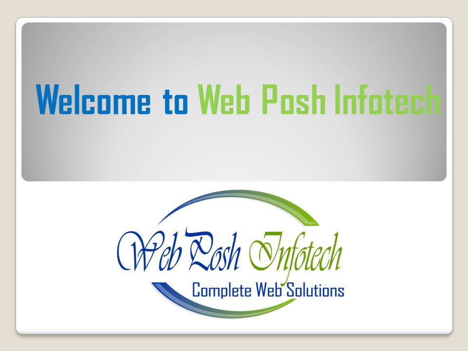 Welcome to Web Posh Infotech