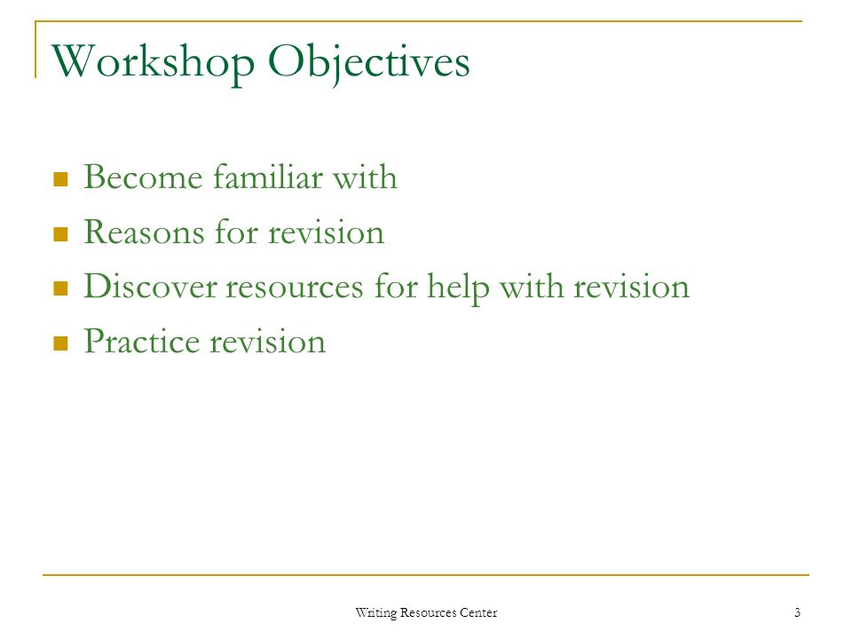 Writing resource center uncc