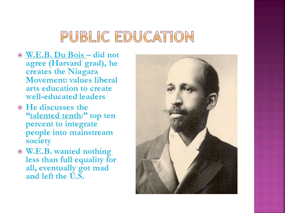  Despite discrimination, African Americans attend schools such as Fisk, Atlanta, and Howard Universities  Booker T.