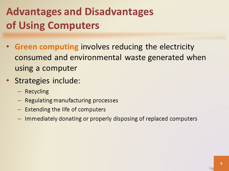 what are the advantages and disadvantages of using computer