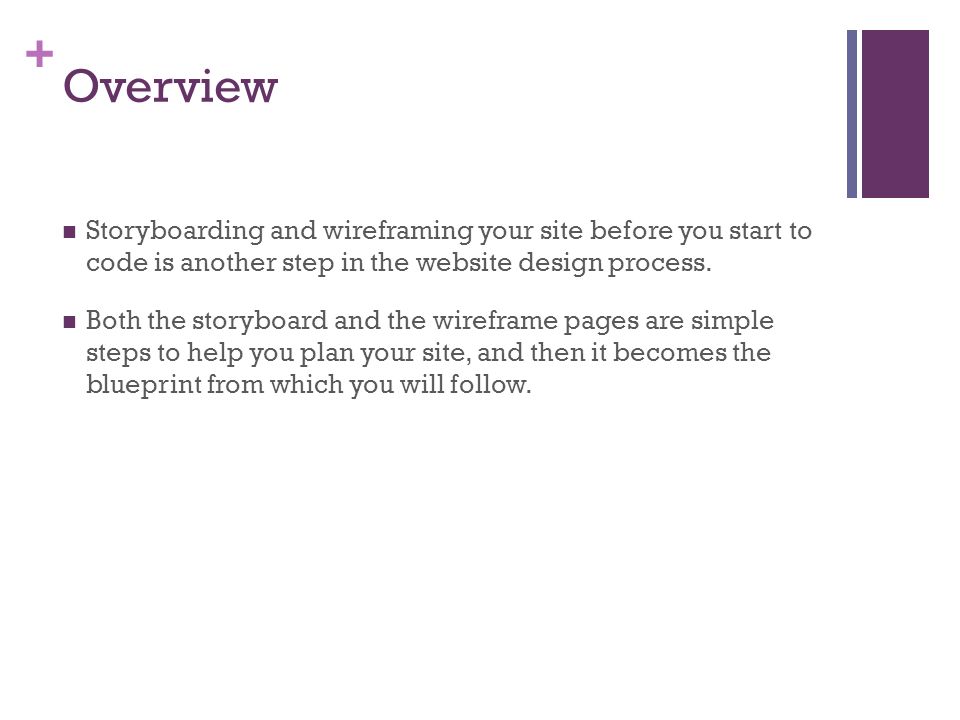 introduction to wireframing overview storyboarding and storyboarding website