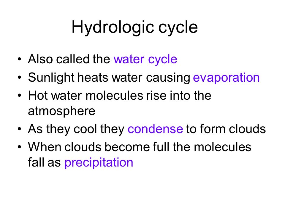 water cycle essay