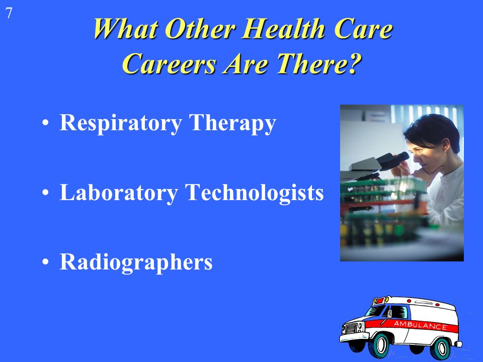 What Other Health Care Careers Are There.