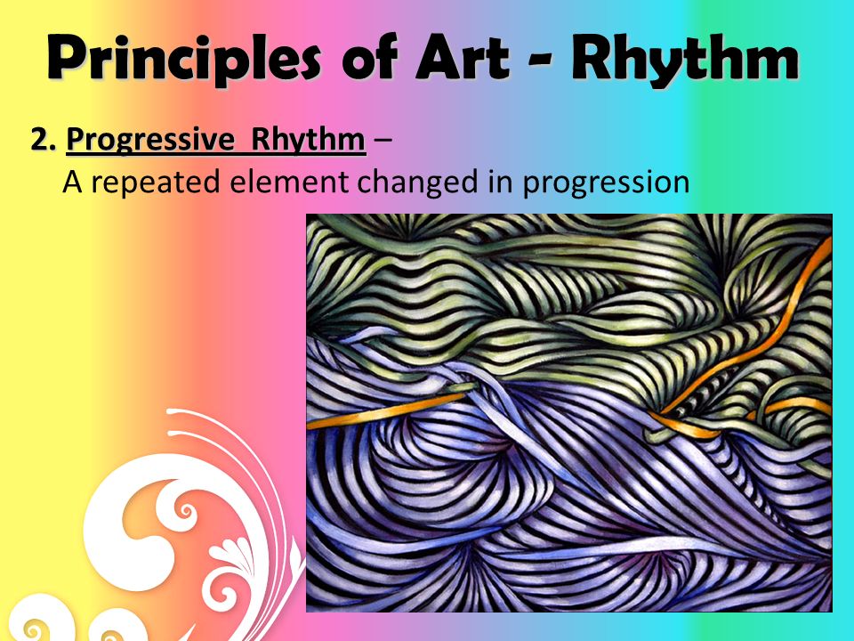Principles of Art - Rhythm 2. Alternating Rhythm 2.
