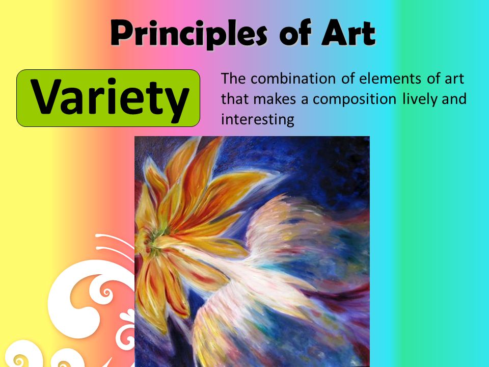 Principles of Art Unity The sense of belonging together