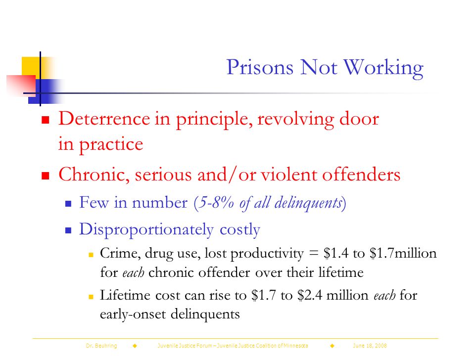 Dollars and Sense Prevention Instead of Prison Trisha Beuhring, Ph.D ...