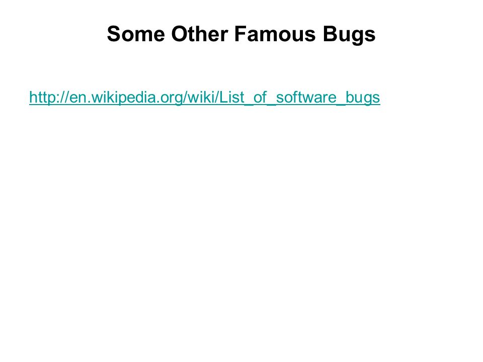 20 famous software disasters Risks (and Rewards) 1-2 Quinn Chapter 8 Overview Introduction Data ... 20 famous software disasters Risks (and Rewards) 1-2 Quinn Chapter 8 Overview Introduction Data ...